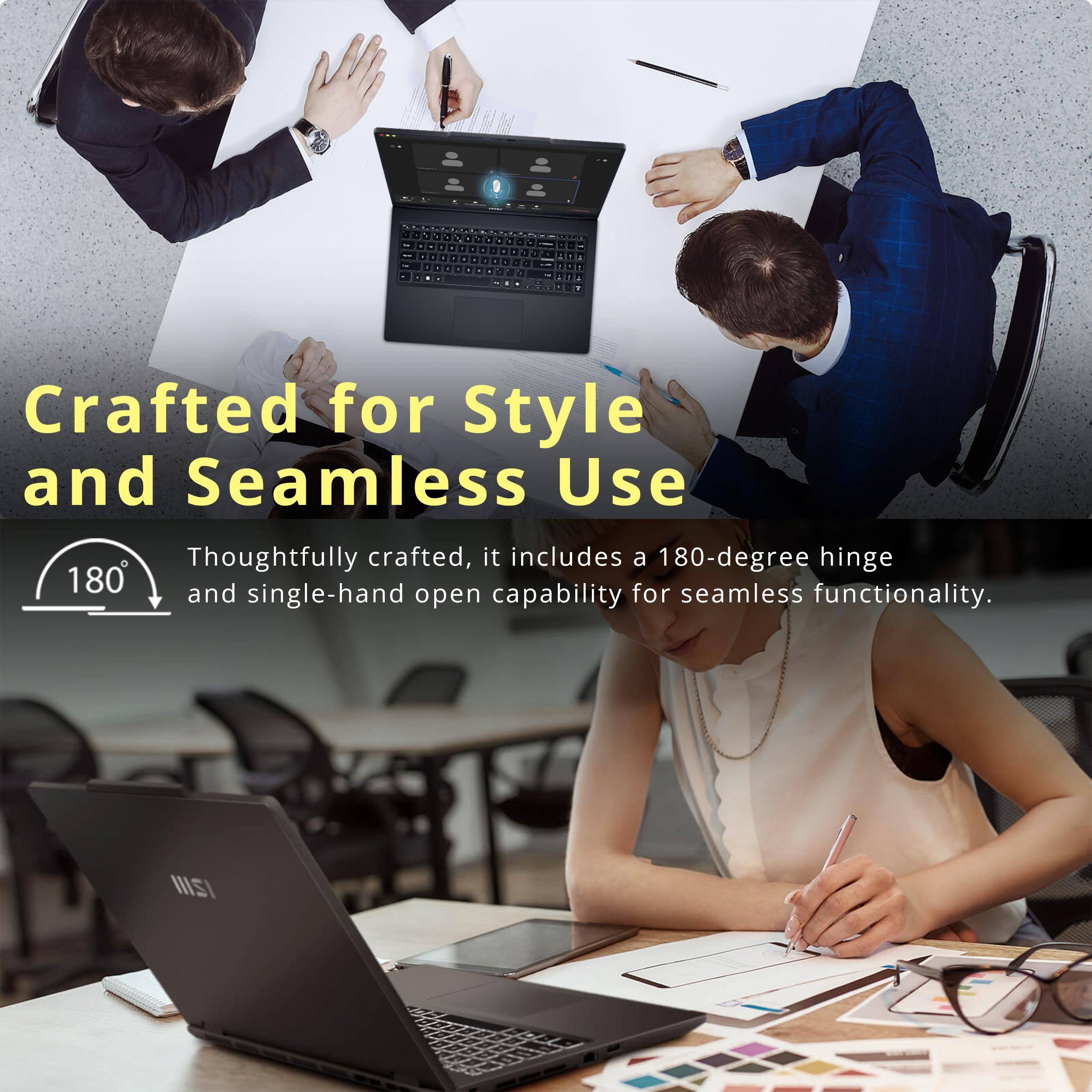 Crafted for Style and Seamless Use

Thoughtfully crafted, it includes a 180-degree hinge and single-hand open capability for seamless functionality.