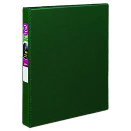 Avery - Durable Non View Binder With Durahinge And Slant Rings 3 Rings 1" Capacity 11 X 8.5 Green