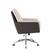 Left. Linon Home Décor - McGarry Faux Leather And Sherpa Fabric Swivel Office Chair - Natural and Brown.