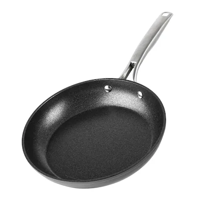 Front. Granitestone - Granitestone Armor Max 10'' Ultra Durable Nonstick Fry Pan with Stay Cool Handle - Black.