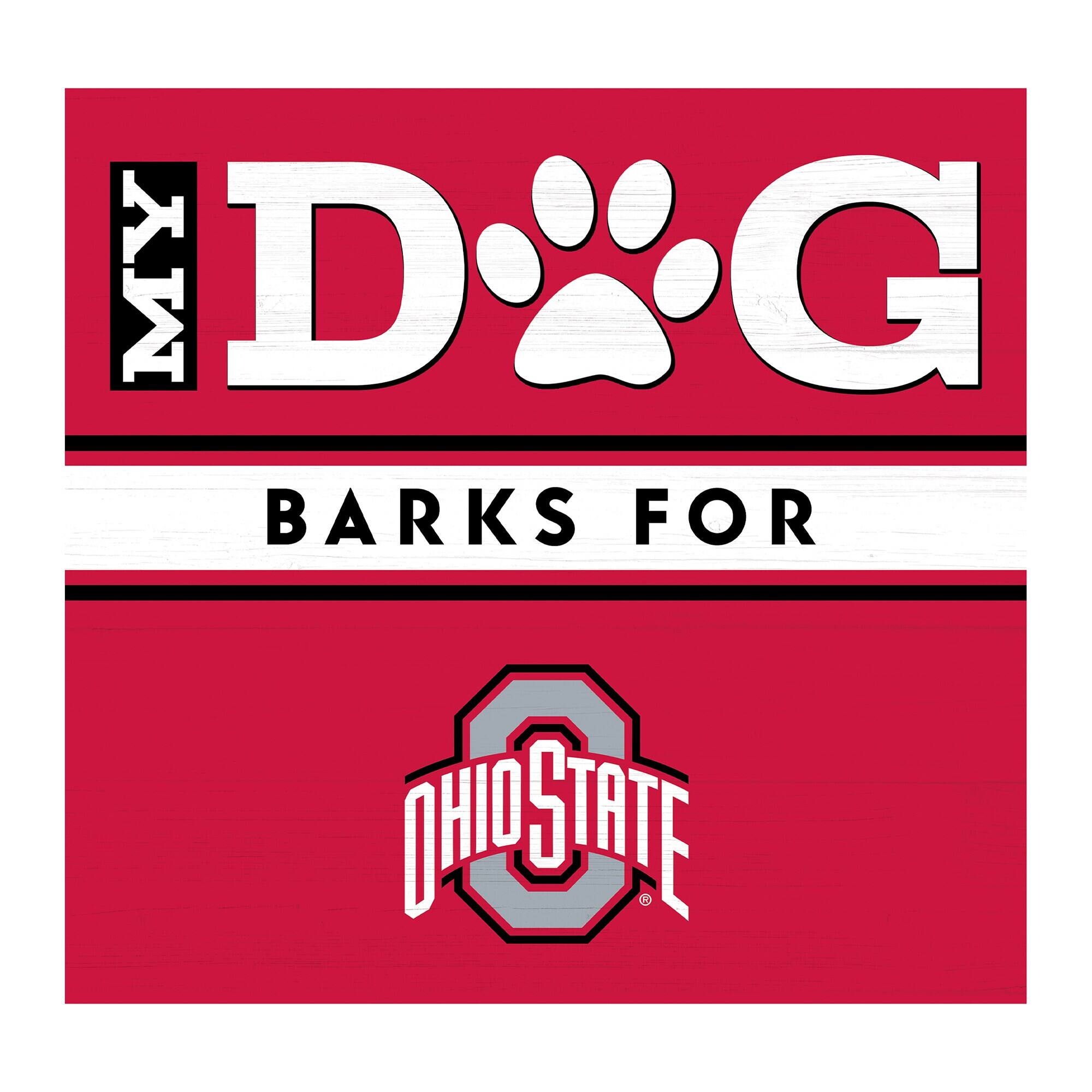 Ohio State Buckeyes 10'' Wood Wall Art