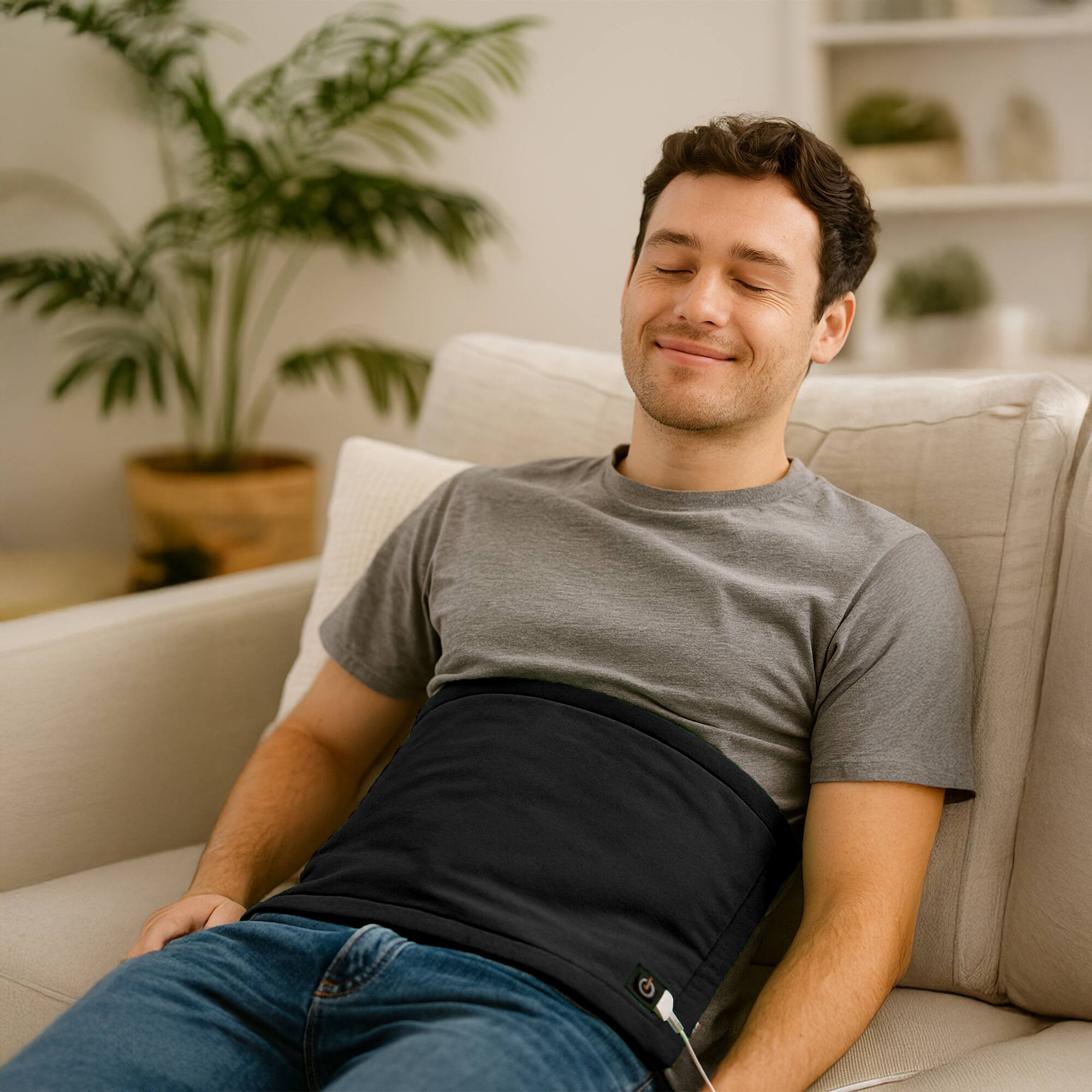 Left. Pursonic - Pursonic Comfort Duo: Extra Large Electric Heating Pads (Pink & Black).