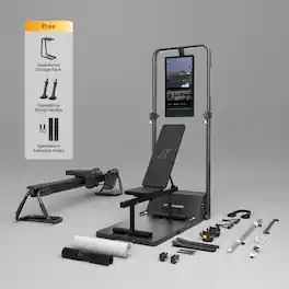 Speediance - Gym Monster 3 Station, All-in-One Smart Home Gym for Full-Body Workouts - Black
