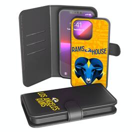 Keyscaper - NFL - Los Angeles Rams iPhone Wallet Case - 13 - Black