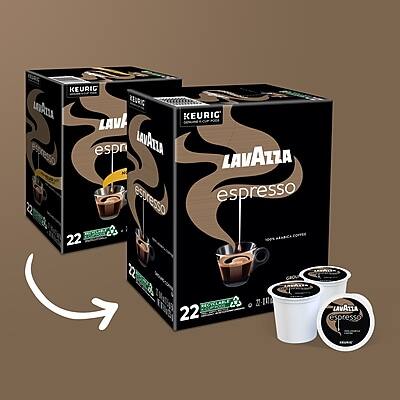 KEURIG LAVAZZA espresso  
LAVAZZA espresso  
22 cups  
KEURIG LAVAZZA espresso  
22 cups