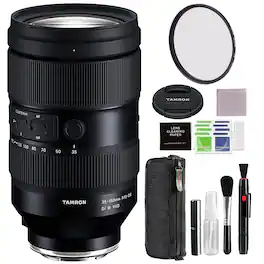 Tamron - 35-150MM F/2-2.8 Di iii Vxd Lens for Sony E with Pixel Connection Advanced Accessory and Travel Bundle - Black