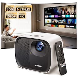 ETOE E3 Pro Google TV Smart Projector, 1080P FHD, 600 ANSI, 20W ETOE E3 Pro Google TV Smart Projector, 1080P FHD, 600 ANSI, 20W