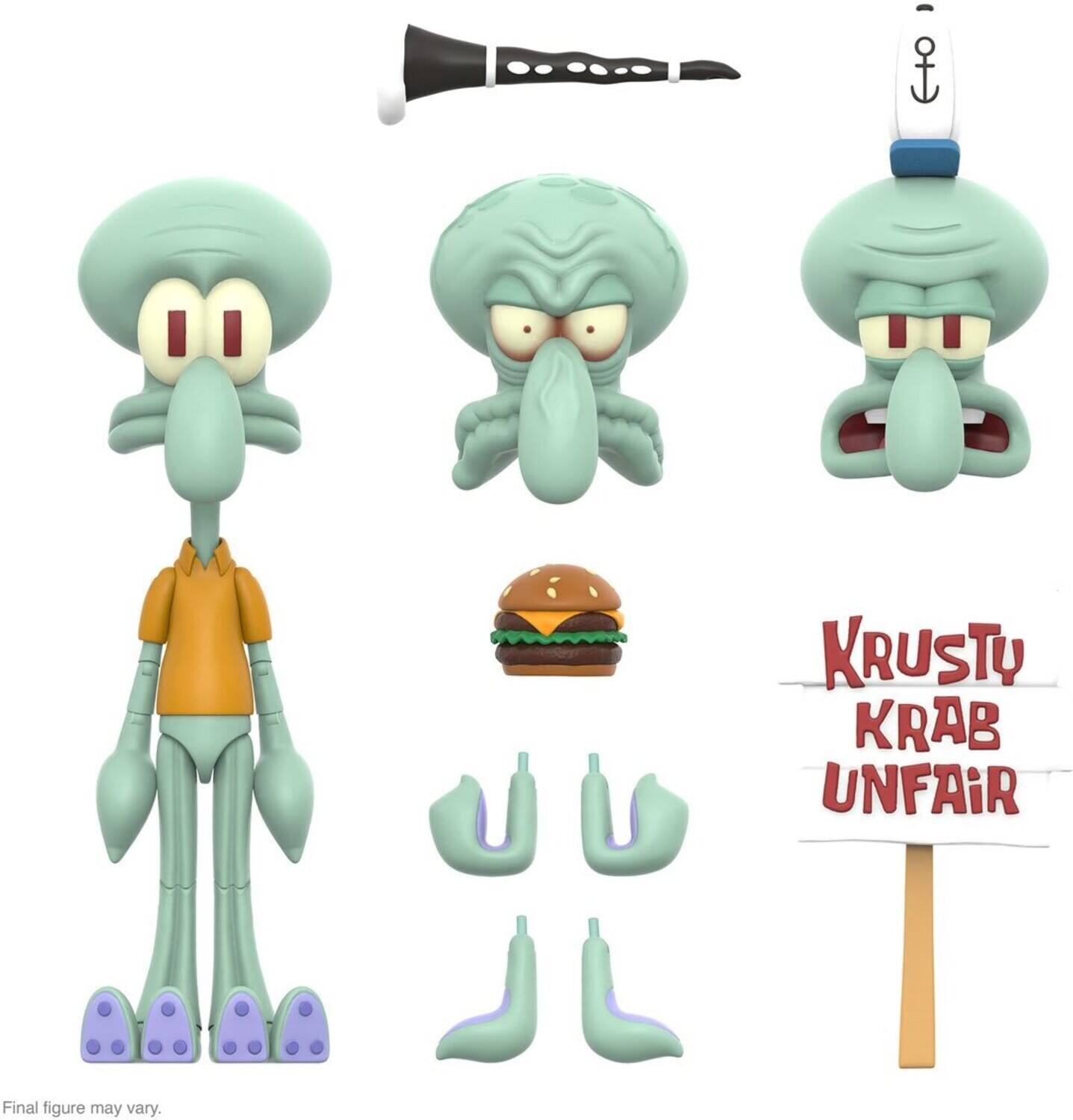 The corrected text is:

- "Krusty Krab Unfair"
- "Final figure may vary."