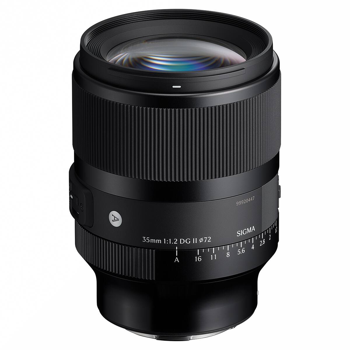 35mm 1:1.2 DG II 72 A 16 11  
99920447 SIGMA 2 4 2.8 8 5.6