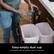 Easy-empty dust cup
Removable dust cup empties debris in seconds.