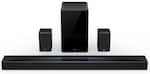 TCL - Q85H Q Class 7.1.4 Channel Sound Bar with Dolby Atmos, Wireless Subwoofer, and Wireless Surround Speakers - Black