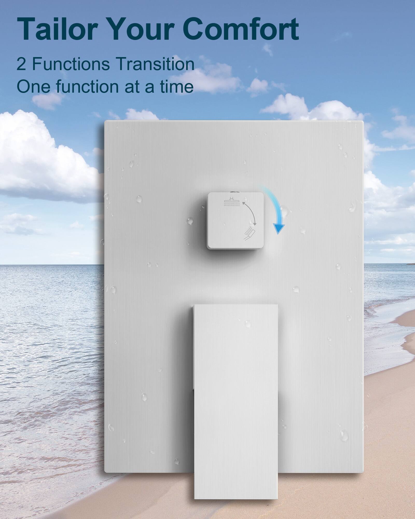 Tailor Your Comfort  
2 Functions Transition  
One function at a time