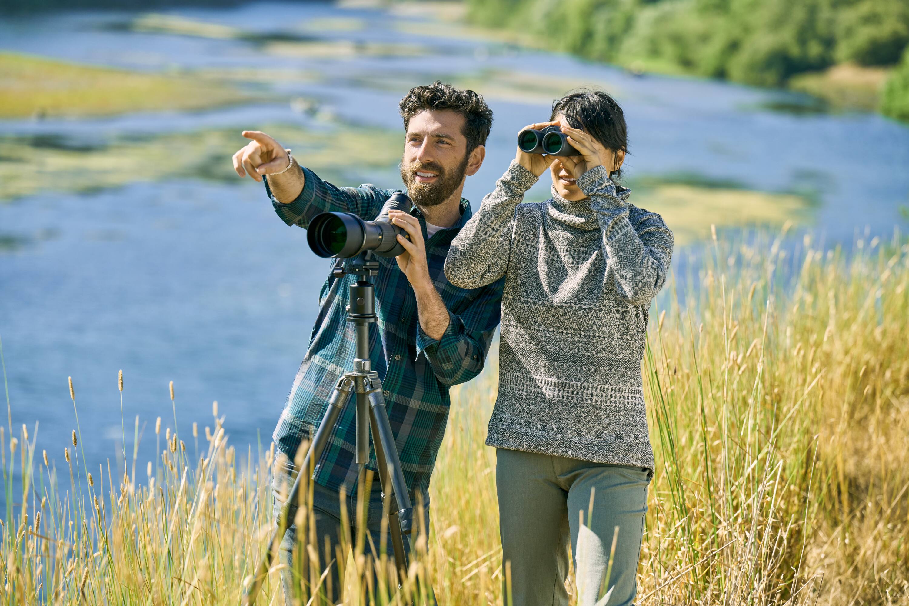 Alt View 3. Nikon - Monarch M5 8X42 Binocular - Black.