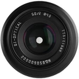 TTArtisan - 50mm f/2 Lens for Sony E, Black