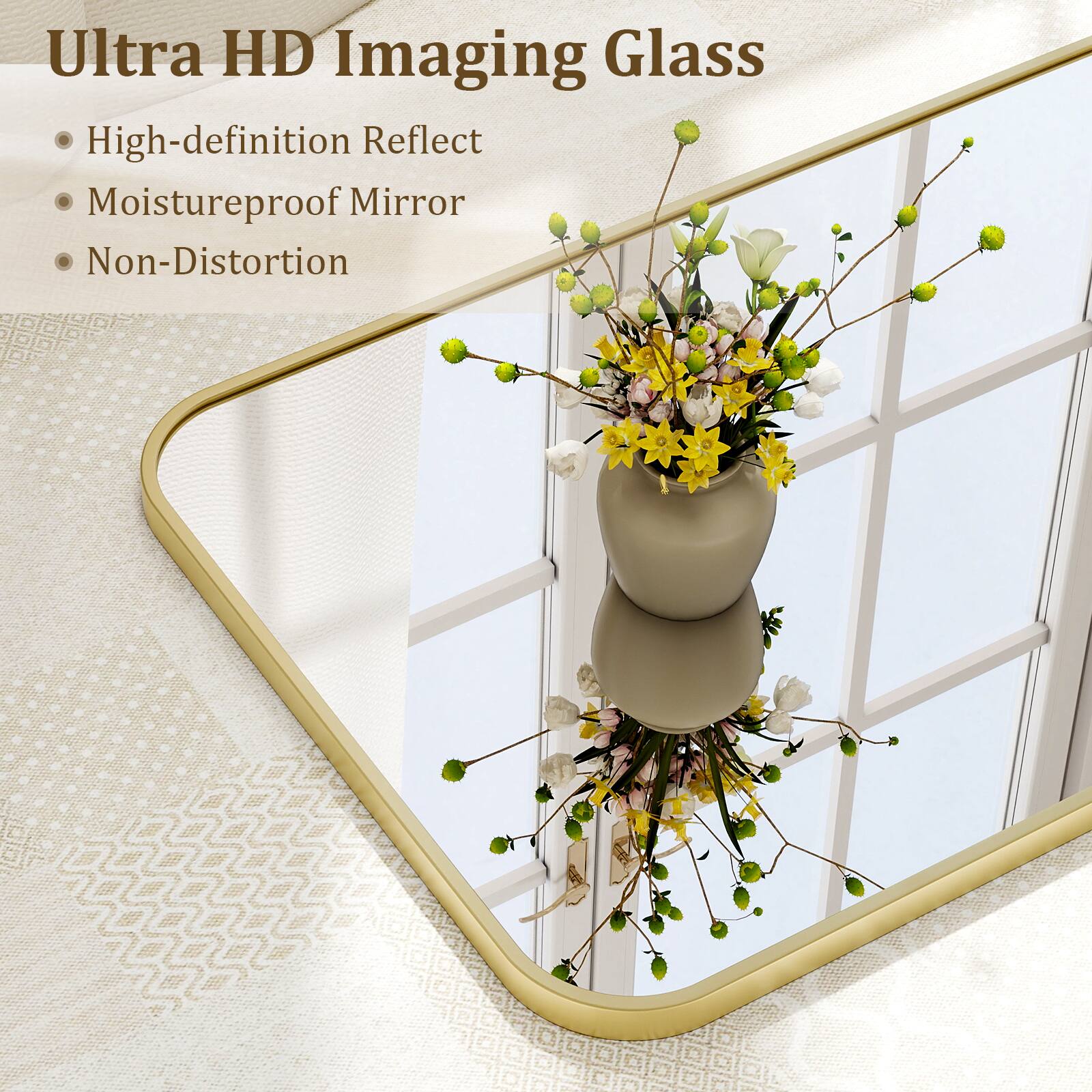 Ultra HD Imaging Glass

- High-definition Reflect
- Moistureproof Mirror
- Non-Distortion