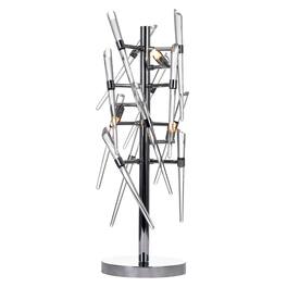 CWI Lighting - Icicle 3 Light Table Lamp With Finish - Chrome