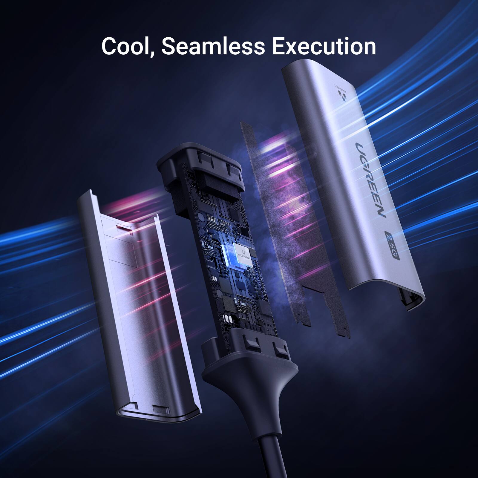 Cool, Seamless Execution

UGREEN 2.5G