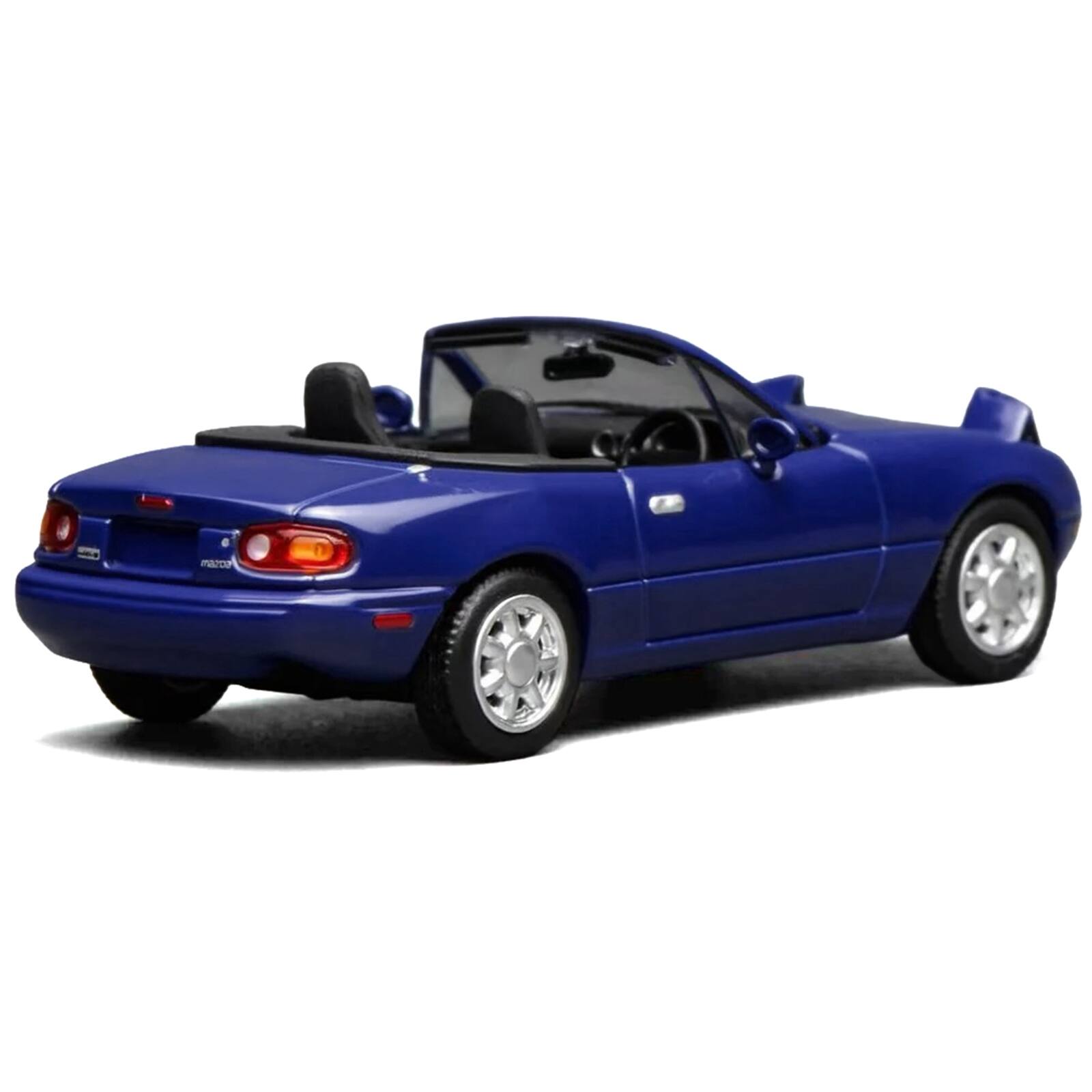 Alt View 3. MotorHelix - Mazda MX-5 Miata Convertible Laguna Blue 1/64 Diecast Model Car by MotorHelix.