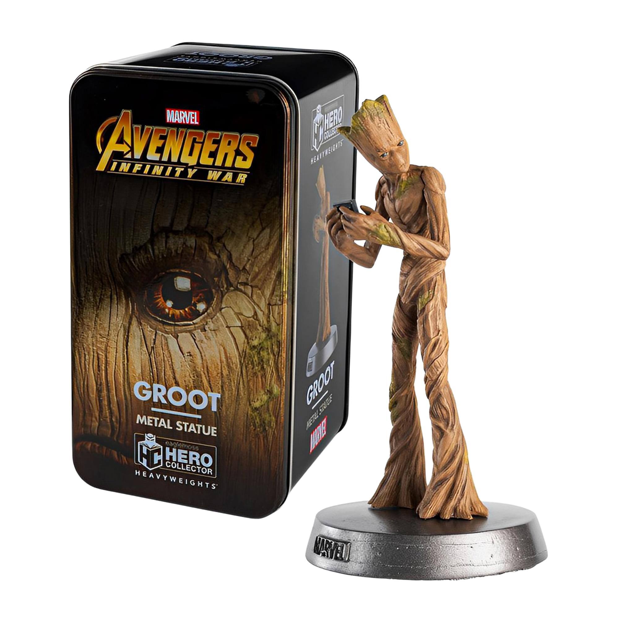 MARVEL AVENGERS INFINITY WAR GROOT METAL STATUE  
HERO COLLECTOR HEAVYWEIGHTS  
GROOT  
MARVEL