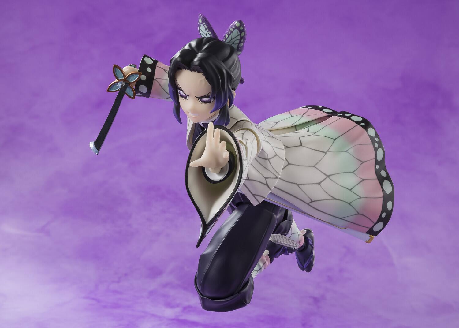 Alt View 3. Bandai - Tamashii Nations - Demon Slayer - S.H.Figuarts - Shinobu Kocho Action Figure   - COLLECTIBLES - Multicolor.