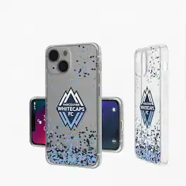 Keyscaper - MLS - Vancouver Whitecaps FC iPhone Confetti Design Clear Case - 14 - Multicolor