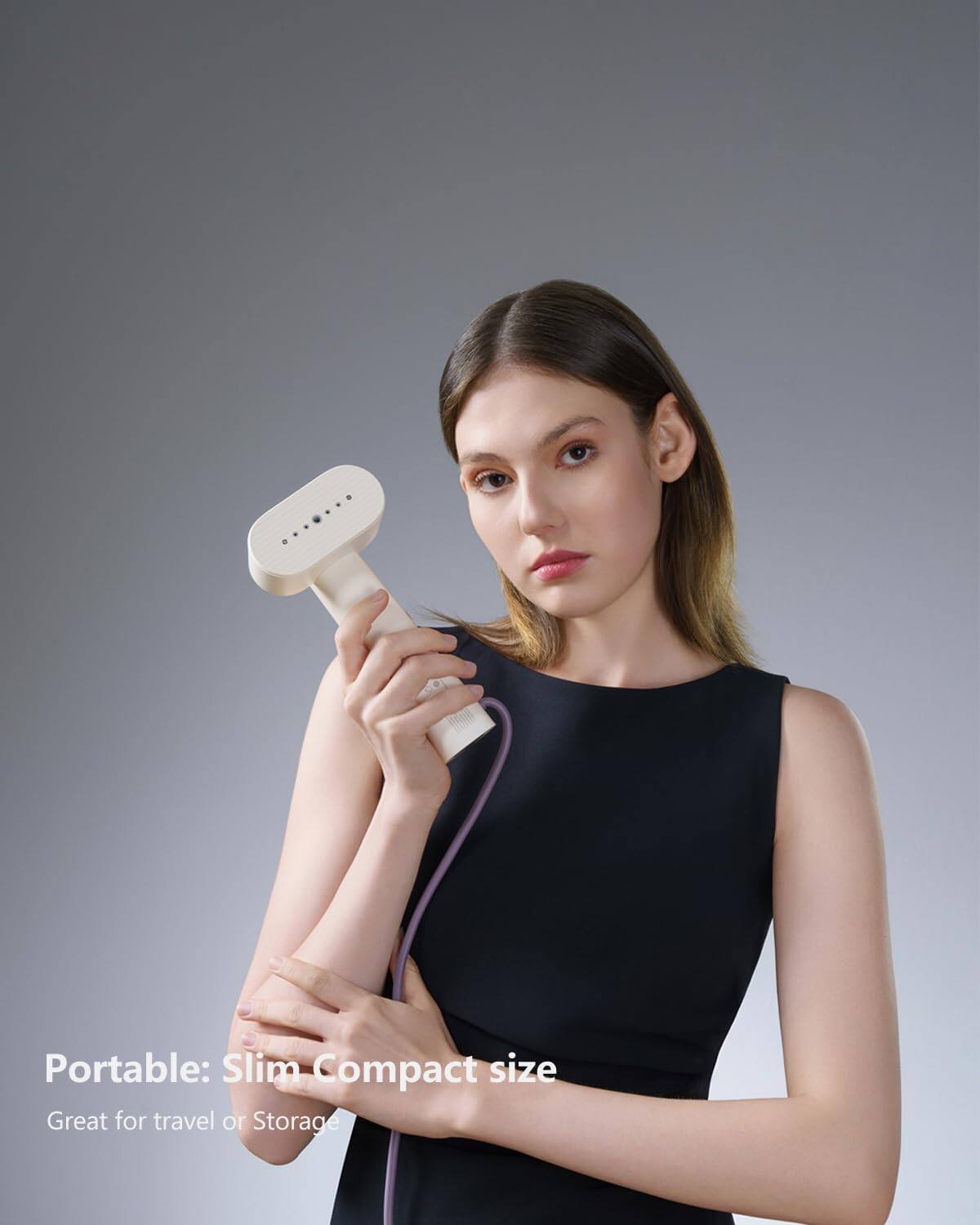 Portable: Slim Compact size  
Great for travel or Storage