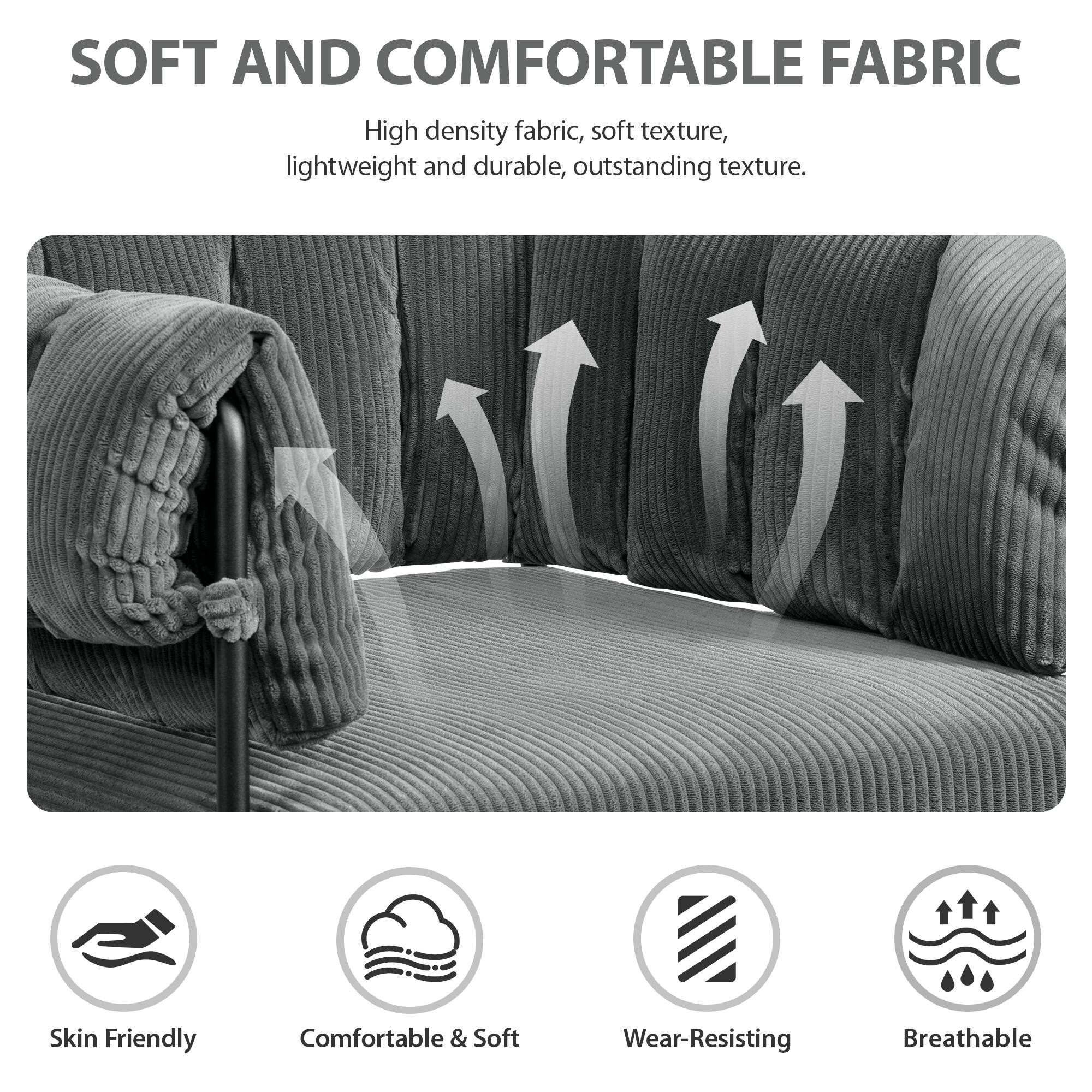 SOFT AND COMFORTABLE FABRIC

High density fabric, soft texture, lightweight and durable, outstanding texture.

Skin Friendly  
Comfortable & Soft  
Wear-Resisting  
Breathable