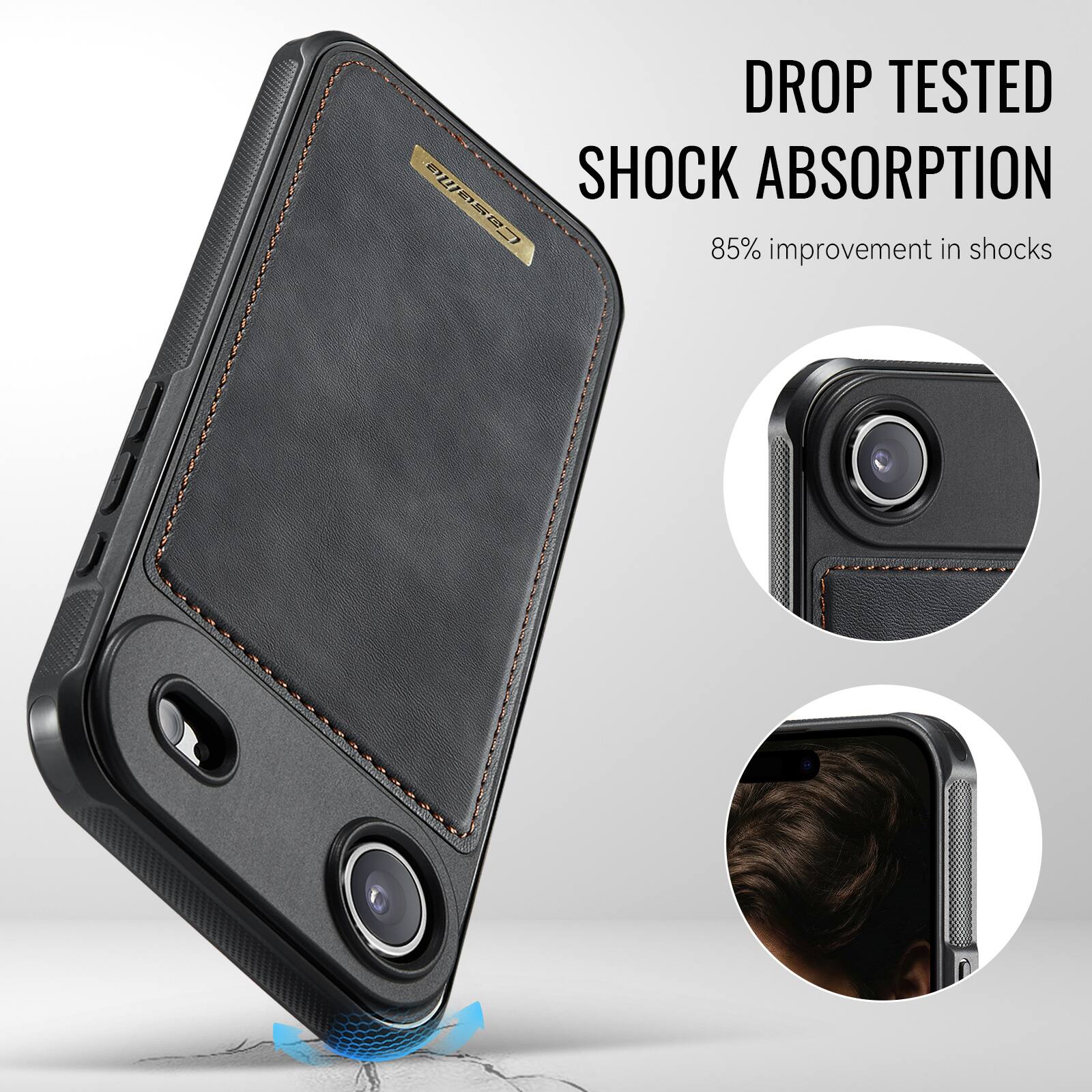 DROP TESTED SHOCK ABSORPTION  
85% improvement in shocks