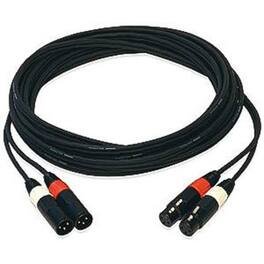 Whirlwind - MK4PP 25' Siamese Stereo 2 XLR Female to 2 XLR Male Mic Cable