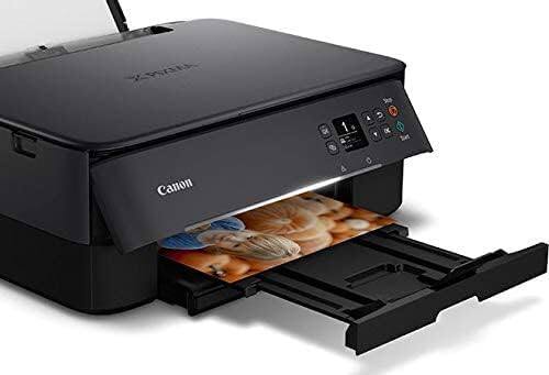 Alt View 1. Canon - CANON TS5320a Color Inkjet All-in-One, Wireless, Duplex Printing, Flatbed Scanner, 4800x1200 DPI - Black - Black.