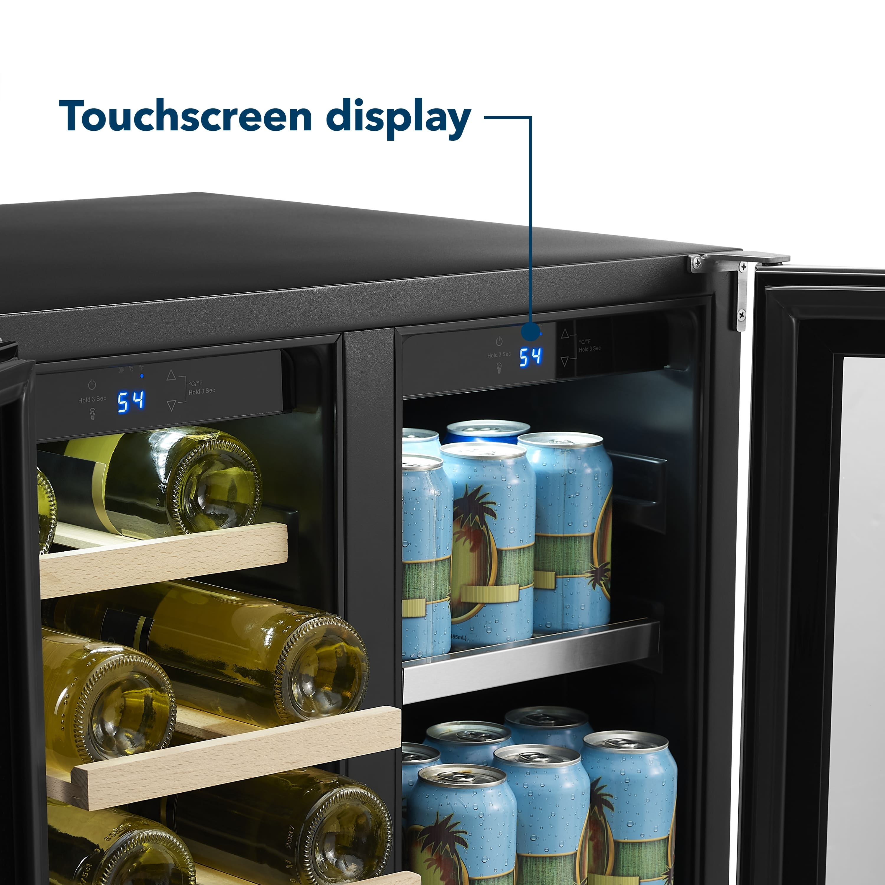 Touchscreen display.