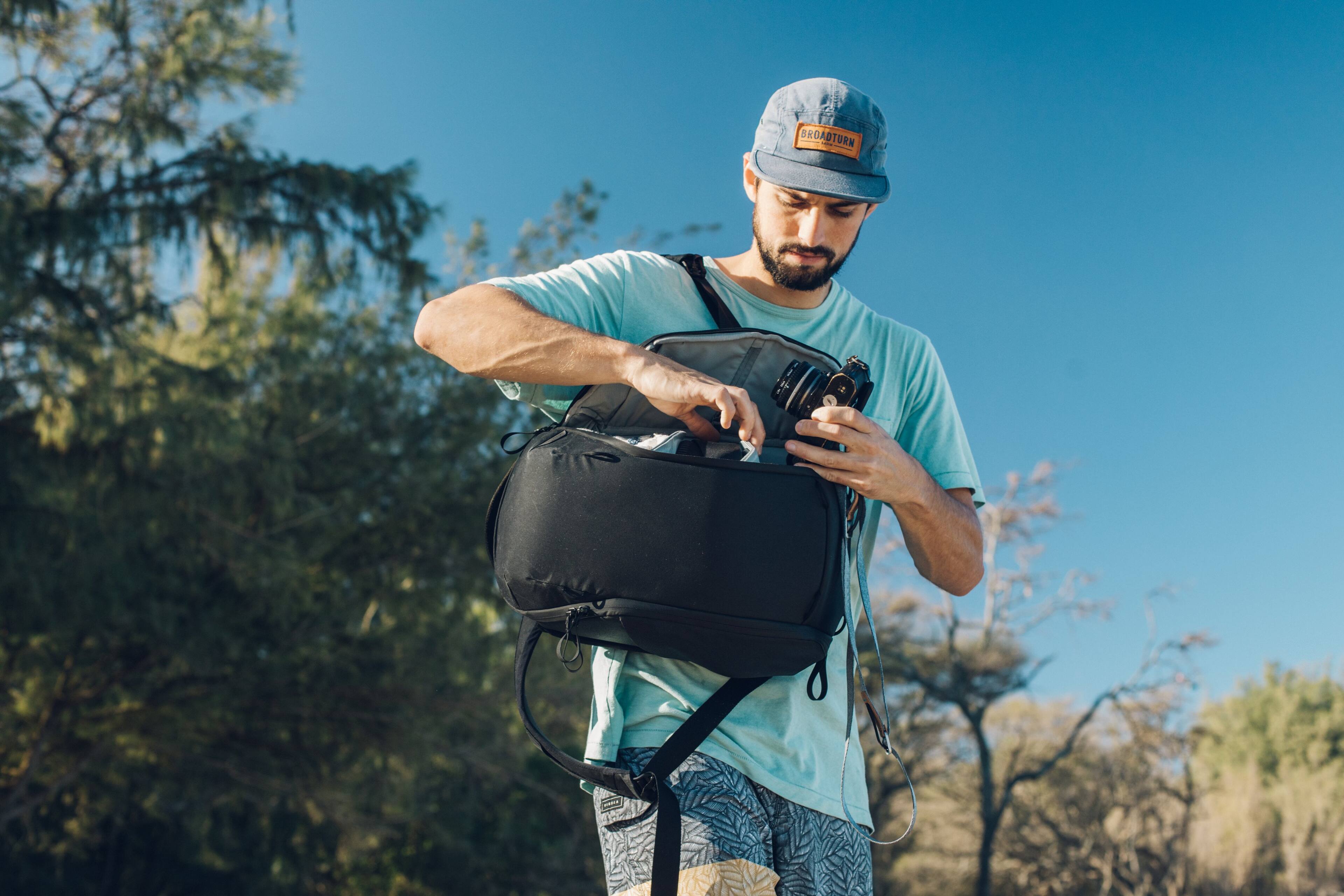 Alt View 17. Peak Design - Everyday Backpack 20L Zip - Black.
