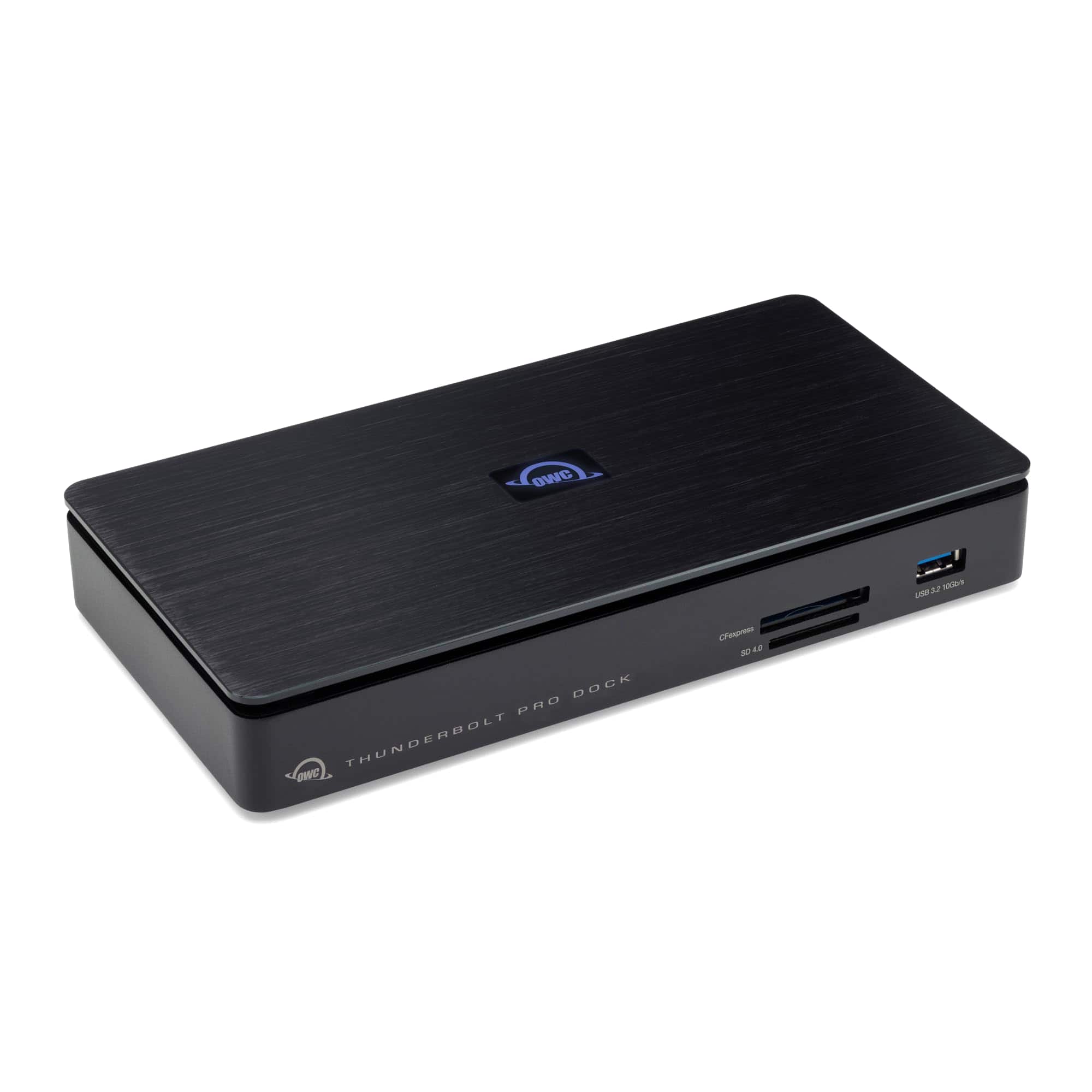OWC - 10-port Thunderbolt Pro Dock, 85W Charging, (2) Thunderbolt 40Gb/s, USB-C and (3) USB Type A 10Gb/s, DisplayPort