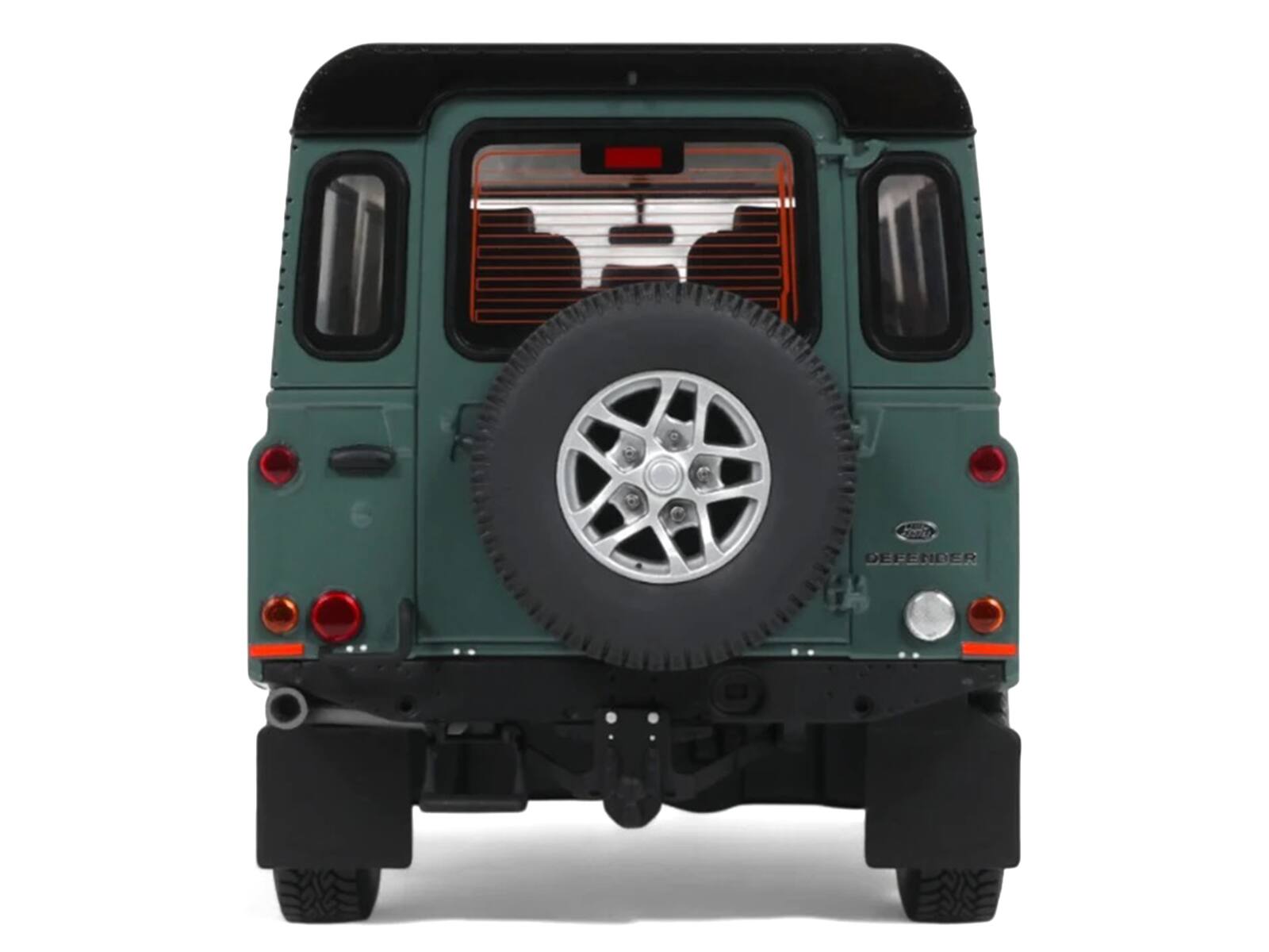 Alt View 7. GT Spirit - 2016 Land Rover Defender 3 Station Wagon Green with Black Top 1/18 Model Car by GT Spirit.