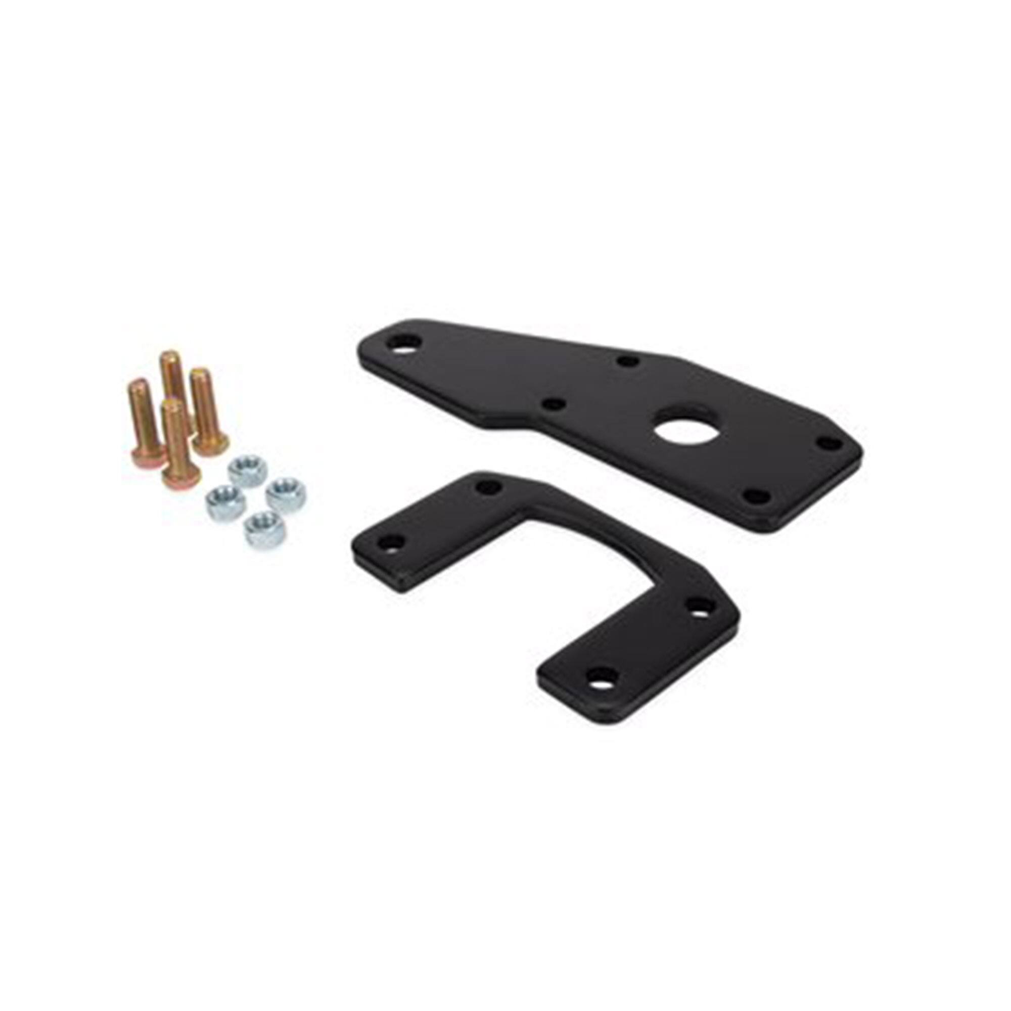 Alt View 5. Camco - EAZ LIFT 2 Inch Powder Coated Sway Control Left/Right Utility Ball Mount Adapter - Black.