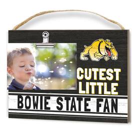 Jardine - Bowie State Bulldogs 8'' x 10'' Cutest Little Team Logo Clip Photo Frame - Yellow