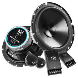 NVX - VSP65KIT2F 750W Peak (250W RMS) 6.5in 2-Ohm V-Series 2-Way Component Speaker System w/ 25mm Silk Dome Tweeters