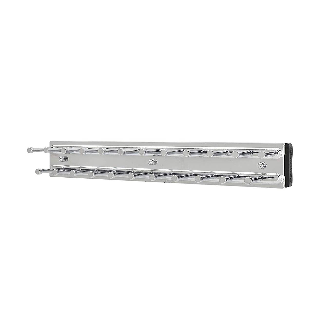 Alt View 1. Rev-A-Shelf - Rev-A-Shelf TRC-12CR 12-Inch Side Mount Extending Tie Rack, Chrome (2 Pack) - Chrome.