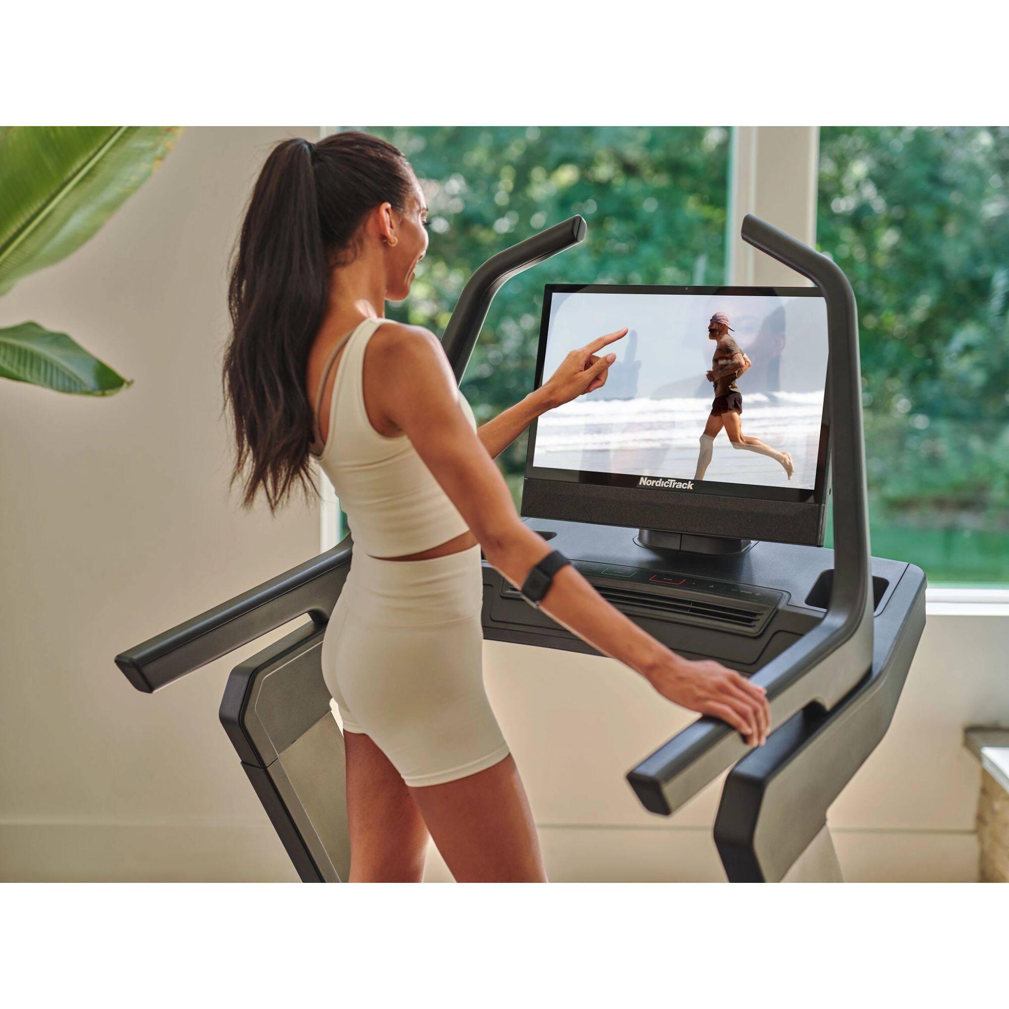 Alt View 8. NordicTrack - NordicTrack X24 Treadmill with 40% Incline for Strength and Cardiovascular Health - Black.