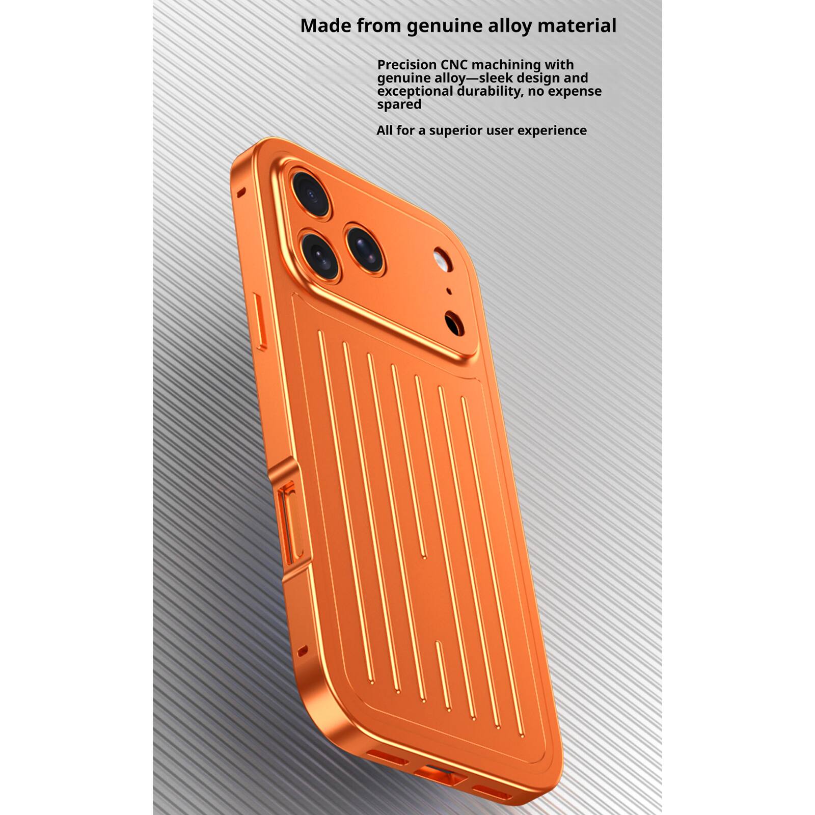 Made from genuine alloy material

Precision CNC machining with genuine alloy—sleek design and exceptional durability, no expense spared

All for a superior user experience