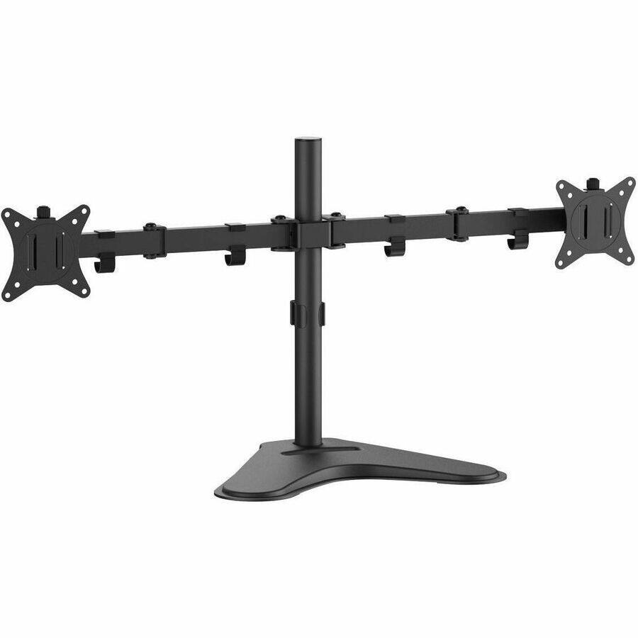 Alt View 6. SIIG - Articulated Freestanding Dual Monitor Desk Stand - 13-27" - Black.