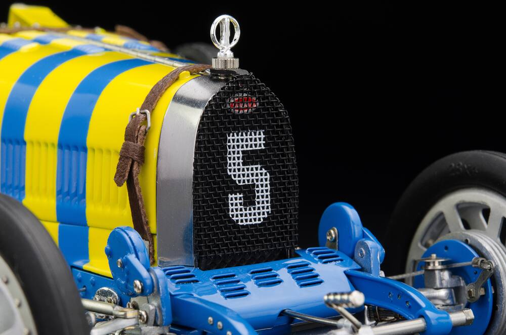 Alt View 1. CMC - Bugatti T35 #5 National Colour Project Grand Prix Sweden Ltd Ed to 500 pieces Worldwide 1/18 Diecast Model Car by CMC.
