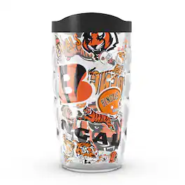 Tervis - Cincinnati Bengals 10oz. Allover Classic Wavy Tumbler - Multicolor