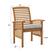 Alt View 39. Walker Edison - Cypress Acacia Wood Patio Chairs, Set of 2 - Dark Brown.