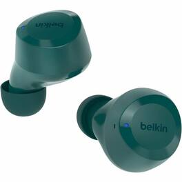 Belkin - SoundForm Bolt Wireless Earbuds - Mono, Stereo - Wireless - Bluetooth - 32.8 ft - Earbud - Binaural - In-ear - Blue