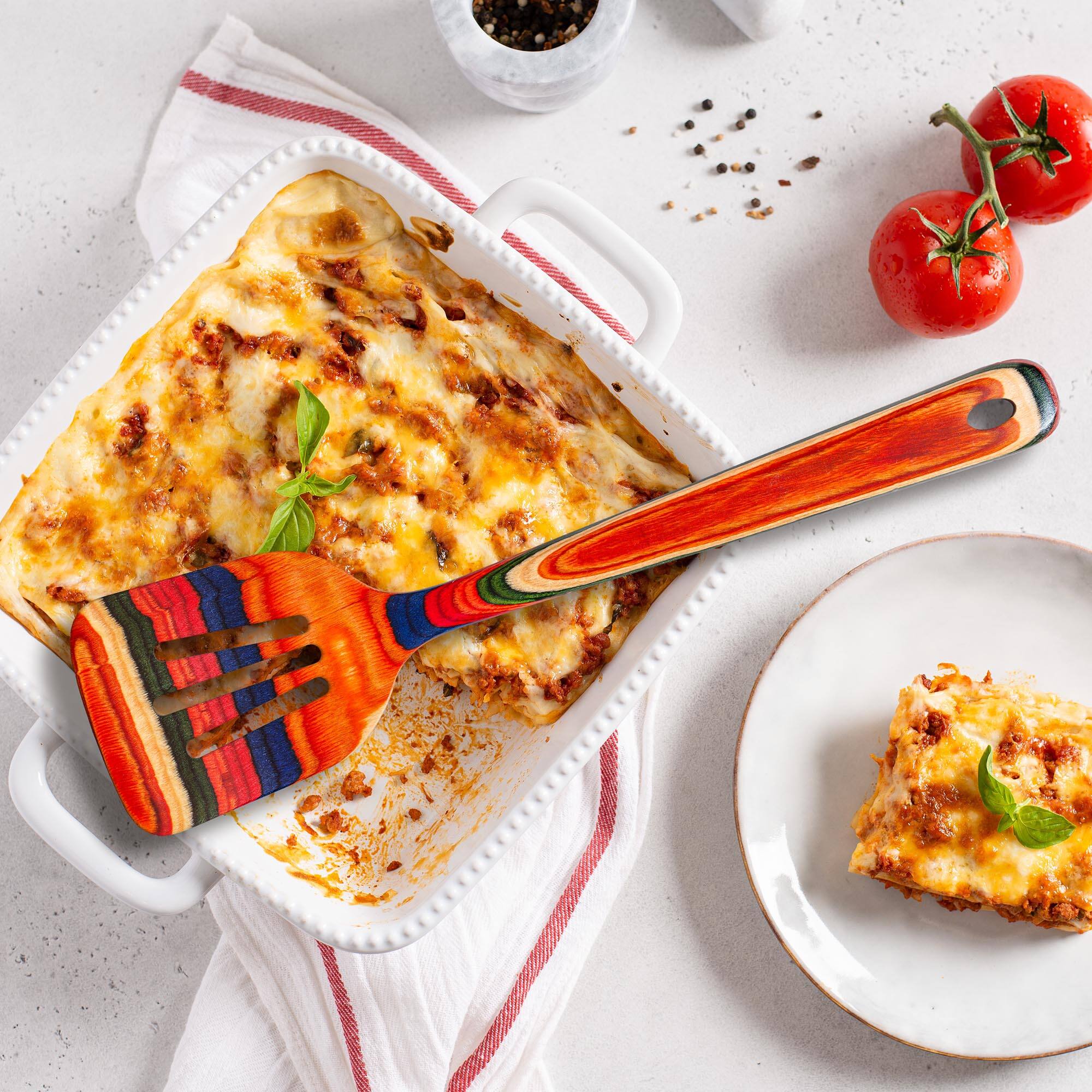 Alt View 1. Baltique - Marrakesh Collection 4 Piece Cooking Utensil Set, Safe for Nonstick - Red, Blue, Green, Orange.