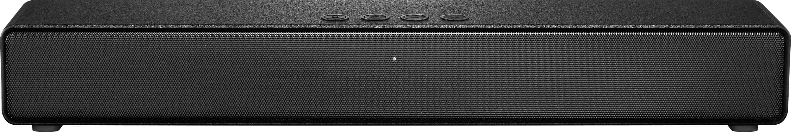 Front. Insignia™ - 2.0 Mini Soundbar 20", Bluetooth - Black.
