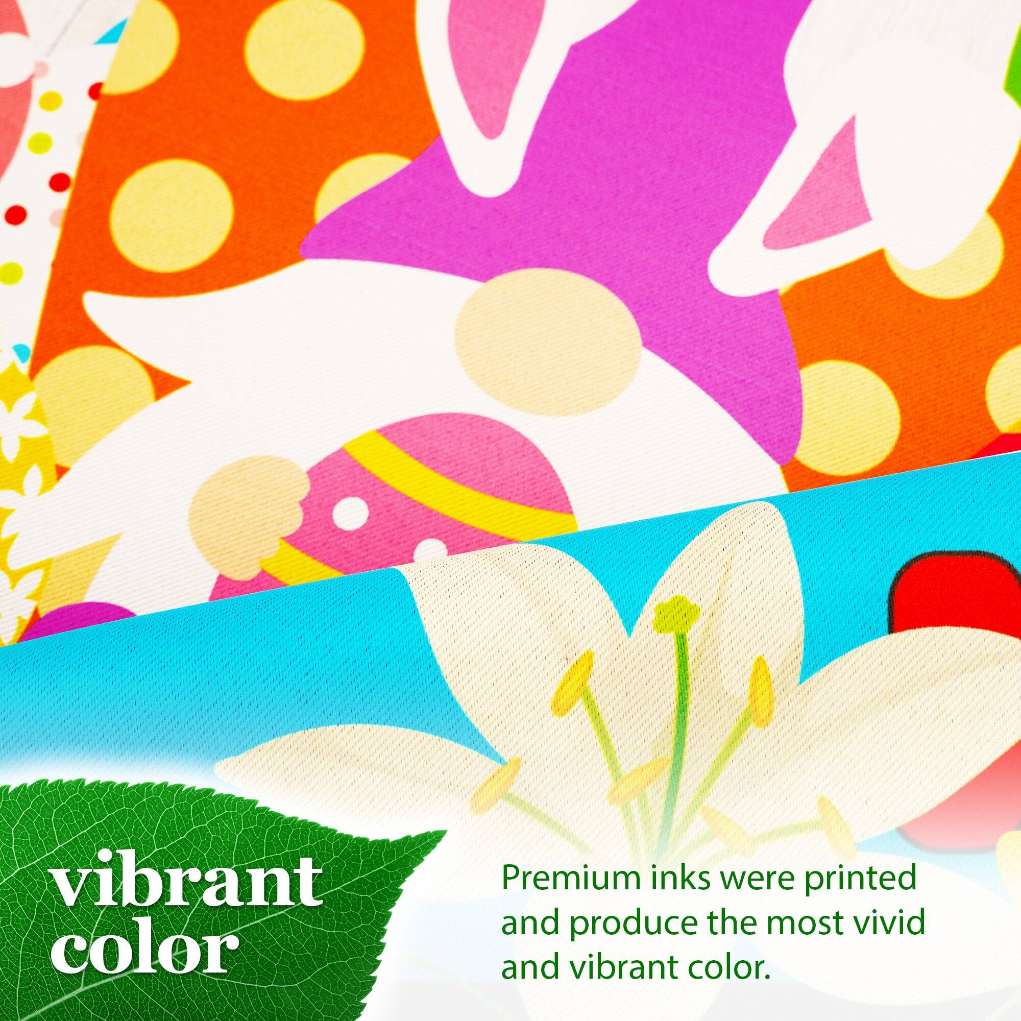 vibrant color

Premium inks were printed and produce the most vivid and vibrant color.