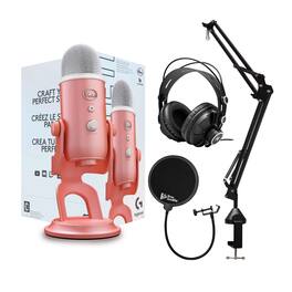 Blue Microphones - Yeti USB Microphone Aurora Collection (Pink Dawn) Bundle