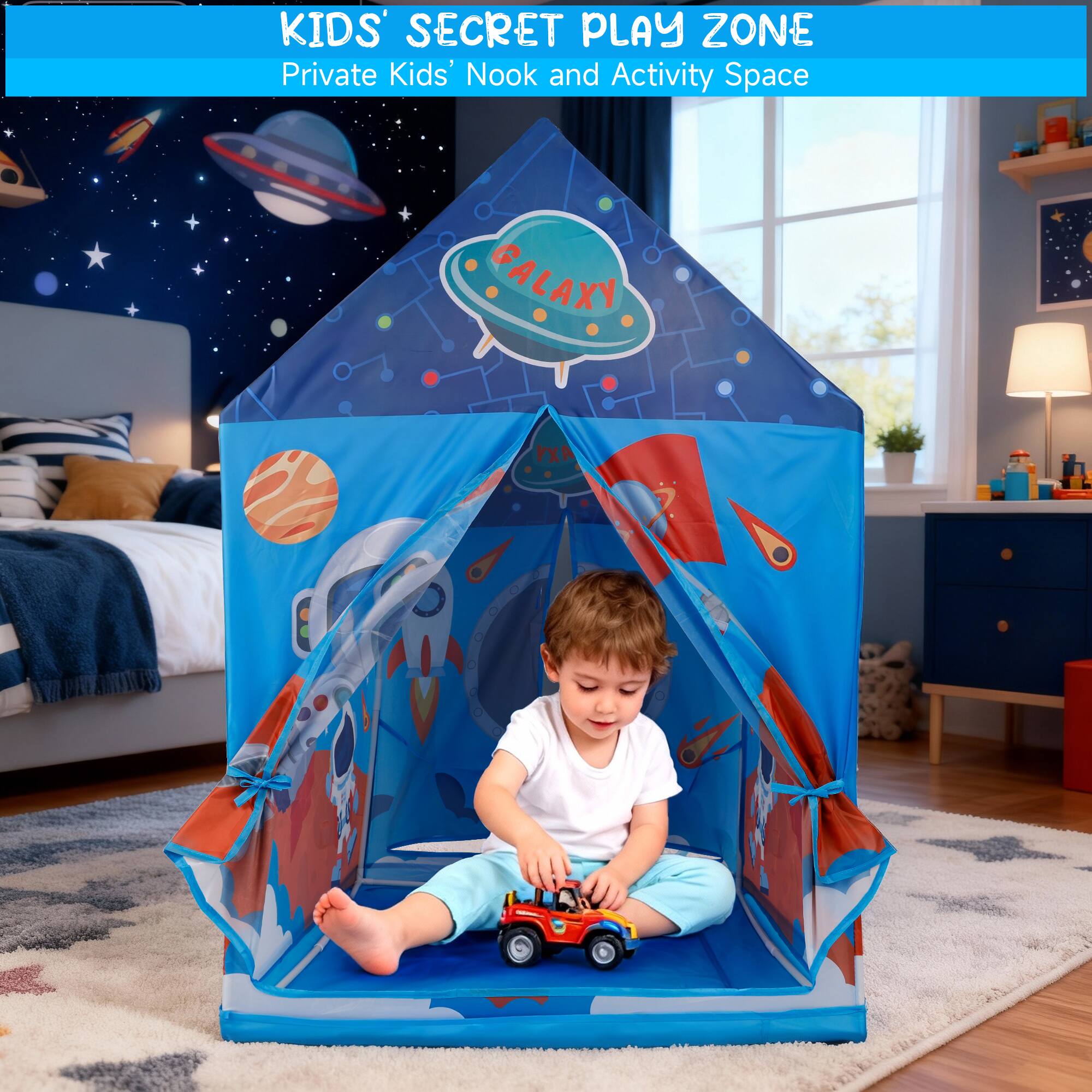 KIDS' SECRET PLAY ZONE  
Private Kids' Nook and Activity Space  
GALAXY